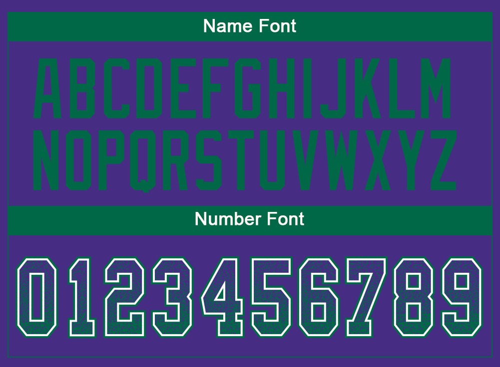 Custom Purple Kelly Green-White Drift Fashion Football Jersey