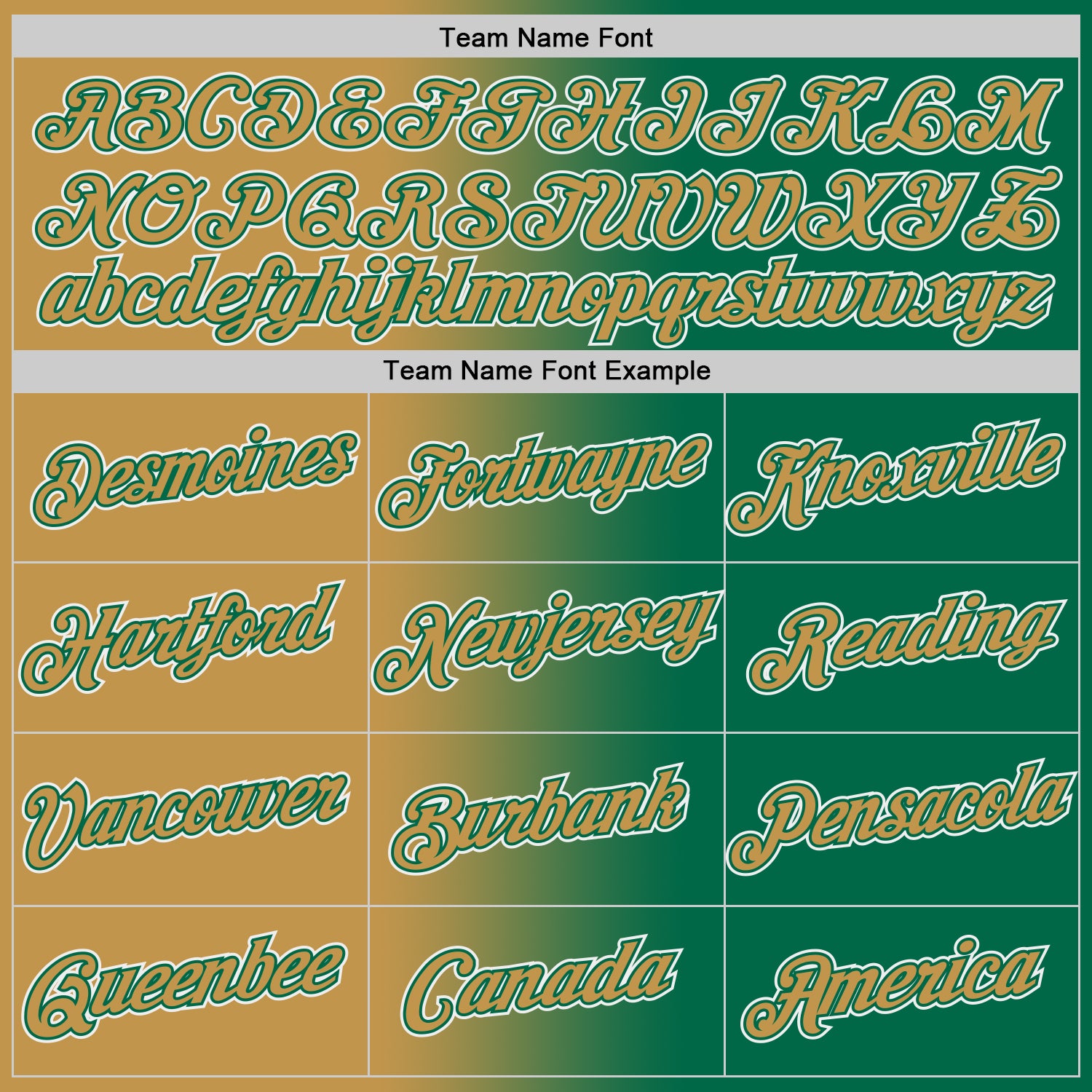 Custom Kelly Green Old Gold-White Gradient Fashion Performance T-Shirt