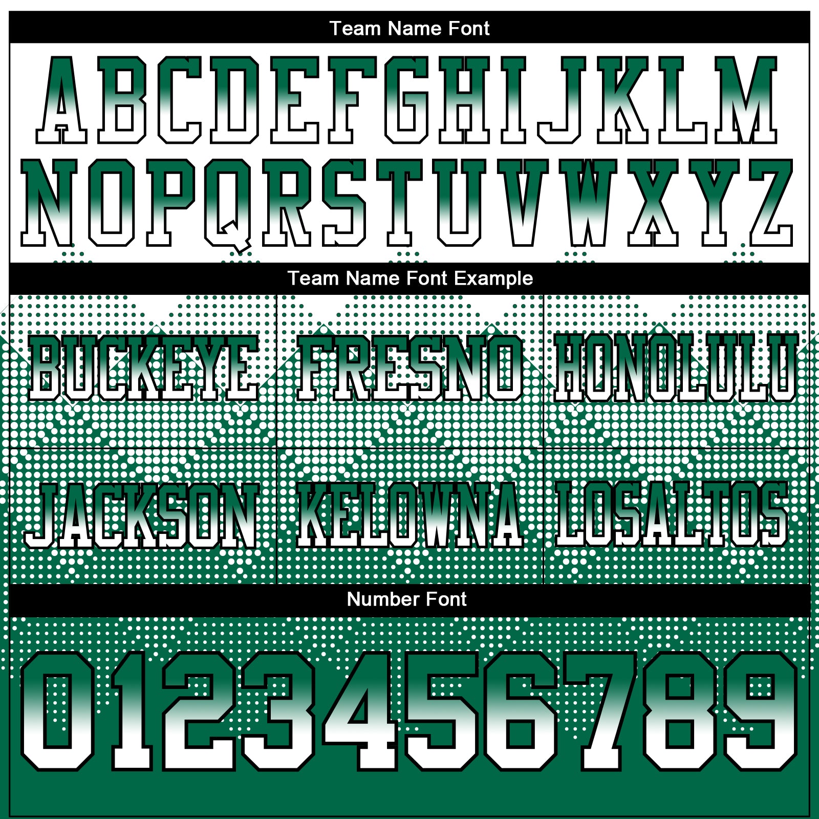 Custom White Kelly Green-Black Authentic Gradient Square Shape 7V7 Flag Football Jersey