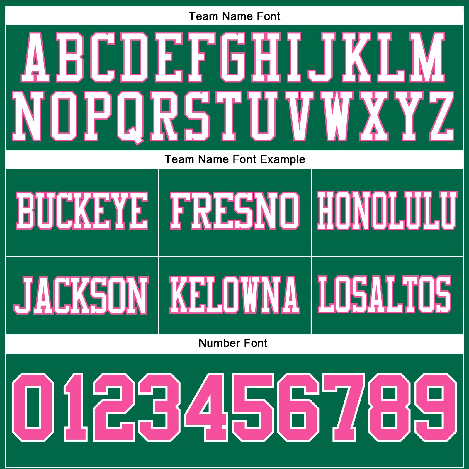Custom Kelly Green Pink-White Authentic Football Jersey