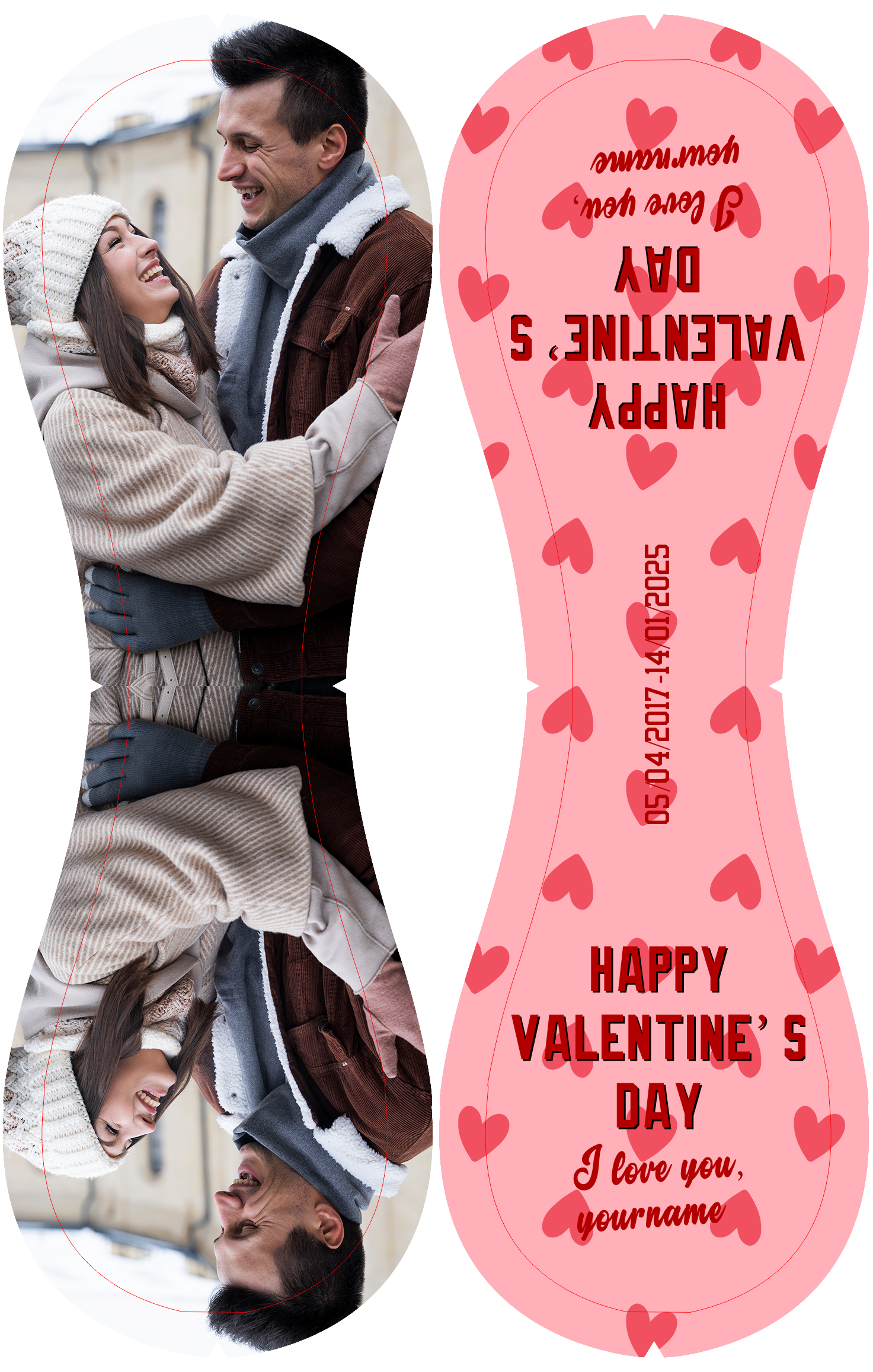 Happy Valentine's Day Personalized Anniversary Name Date Photo Baseballs