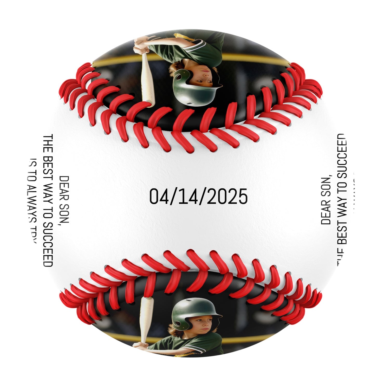 Personalized To My Son Name Baseballs