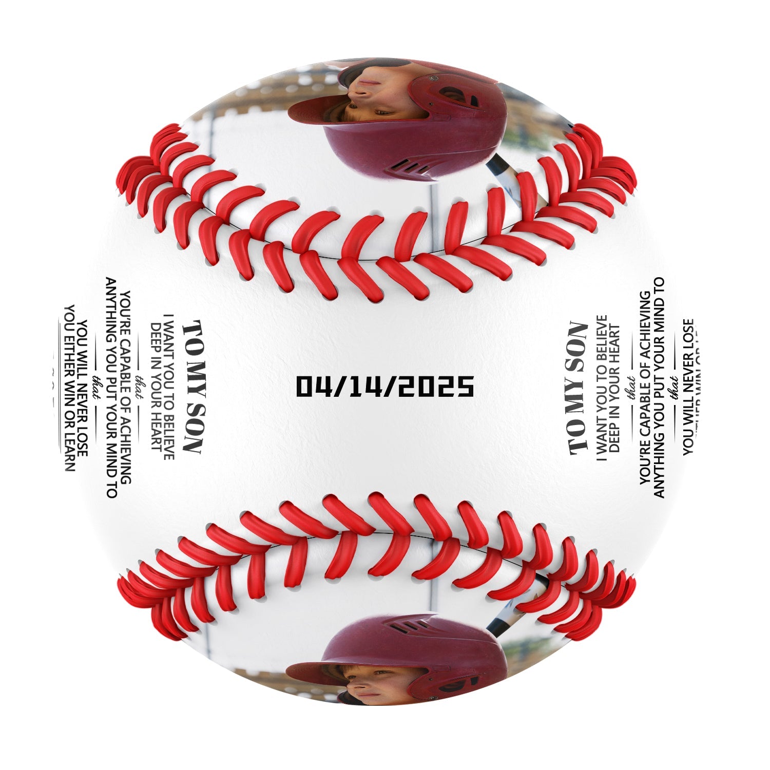 Personalized To My Son Name Baseballs