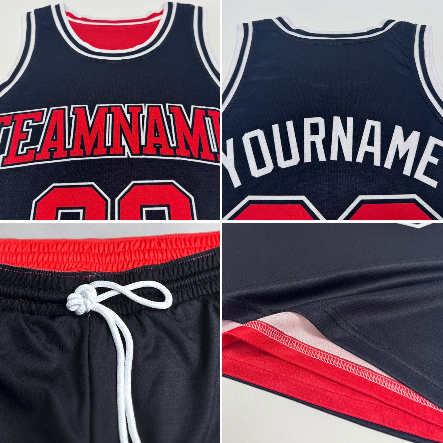 Custom Reversible Black Vintage USA Flag Cream-Maroon Double Side Sublimation Basketball Suit Jersey