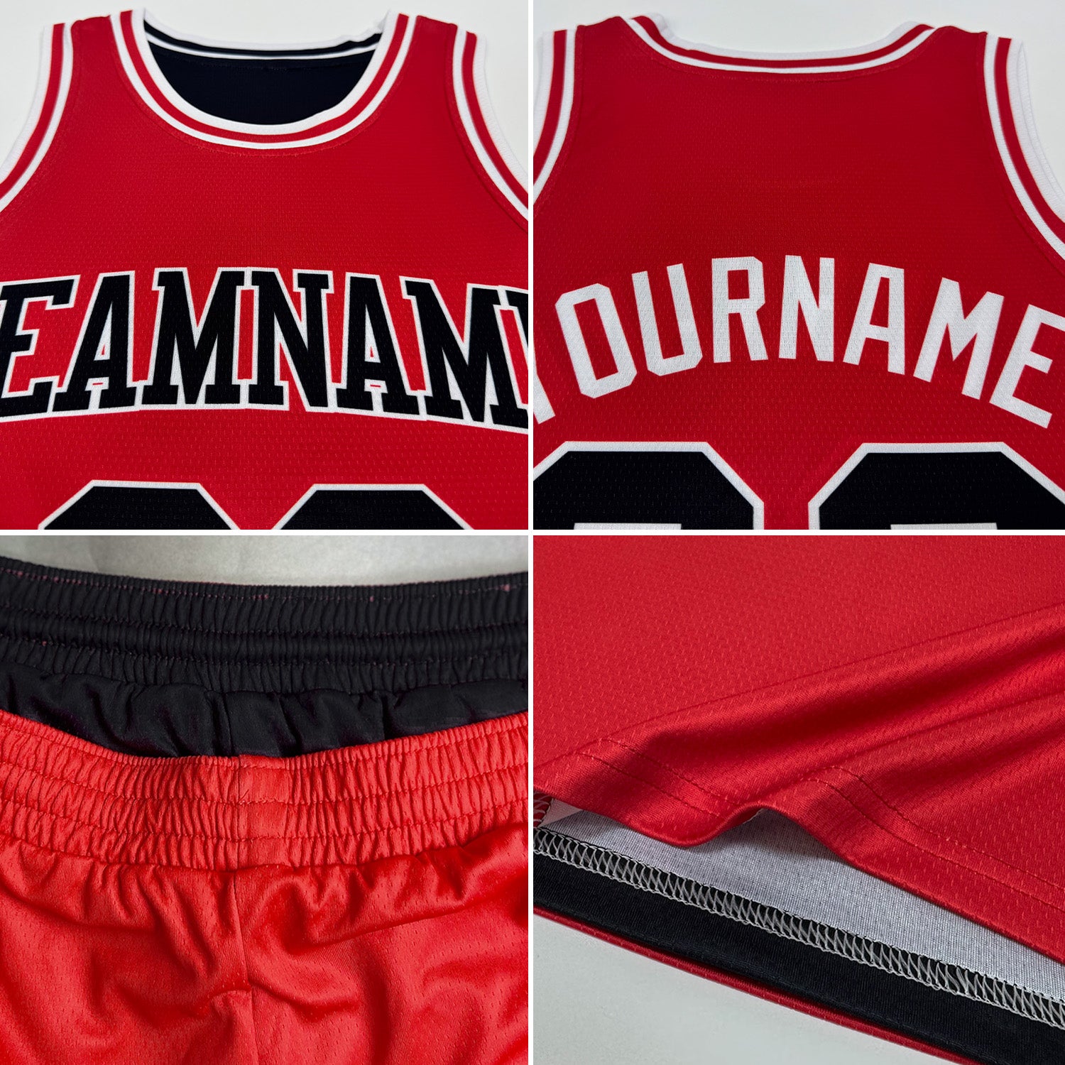 Custom Navy Vintage USA Flag Cream-Maroon Reversible Double Side Sublimation Basketball Suit Jersey