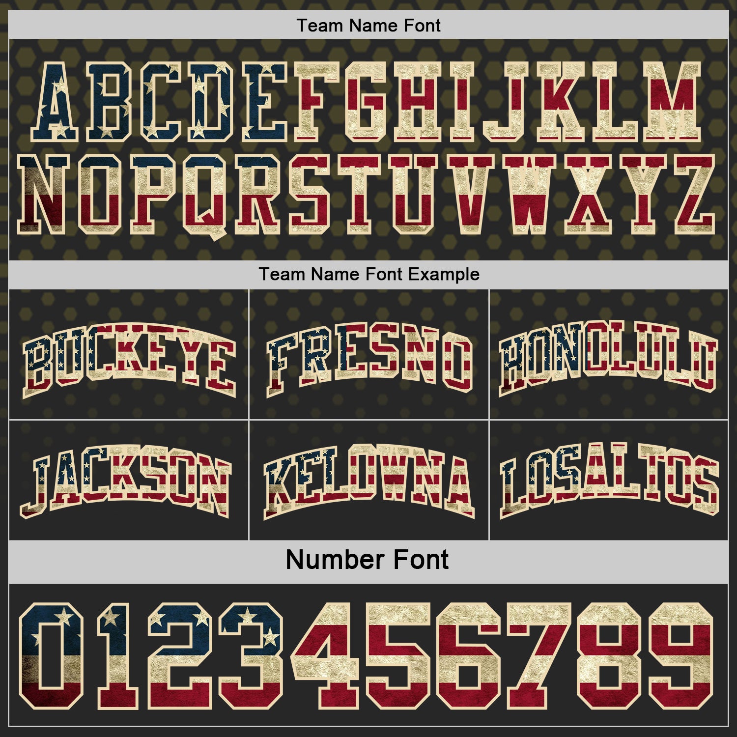 Custom Black Vintage USA Flag Olive-Cream Side Panel Stripe Gradient Geometric Honeycomb Reversible Double Side Sublimation Basketball Set Jersey