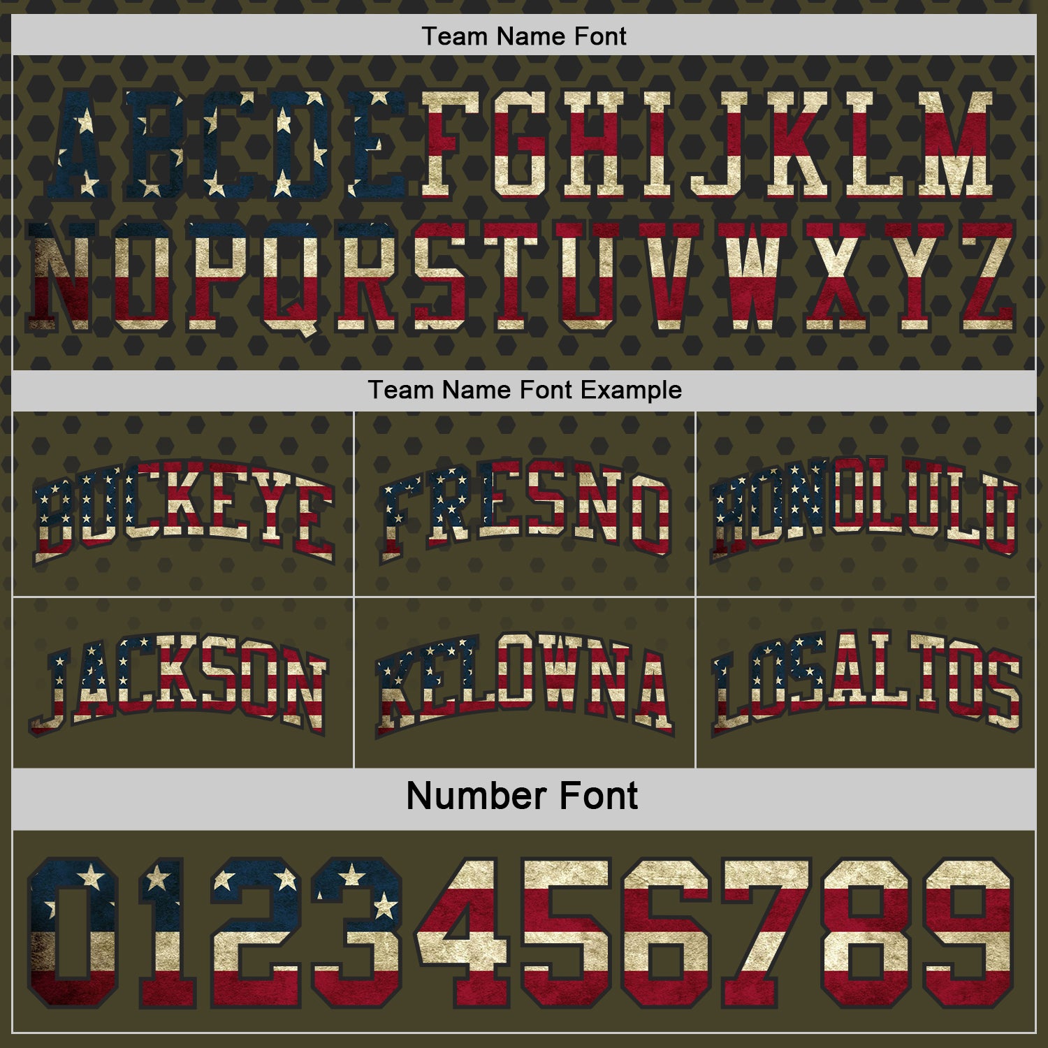 Custom Black Vintage USA Flag Olive-Cream Side Panel Stripe Gradient Geometric Honeycomb Reversible Double Side Sublimation Basketball Set Jersey