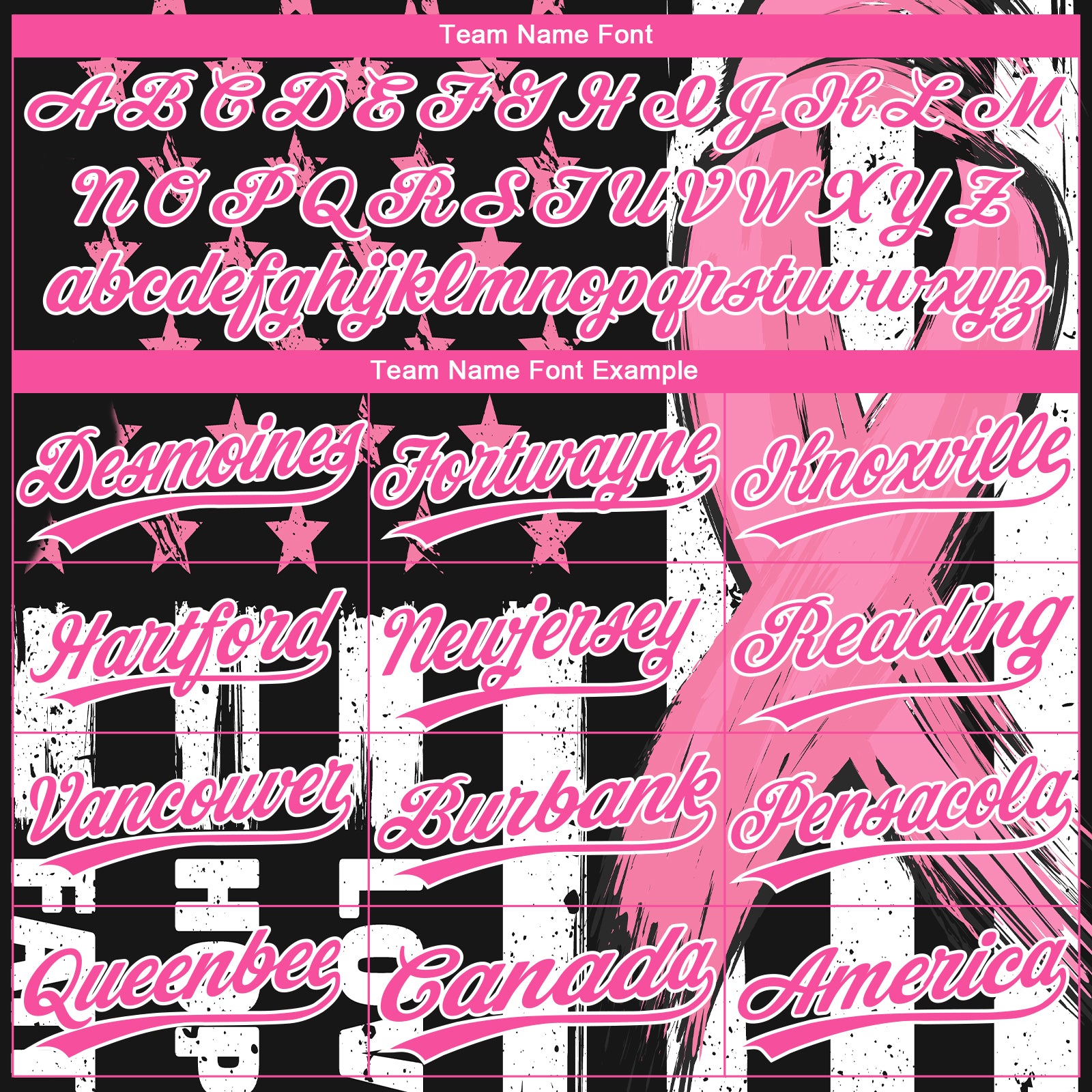 Custom Black Pink-White American Flag With Pink Ribbon Breast Cancer Awareness Month Women Health Care Support Two-Button Unisex Softball Jersey
