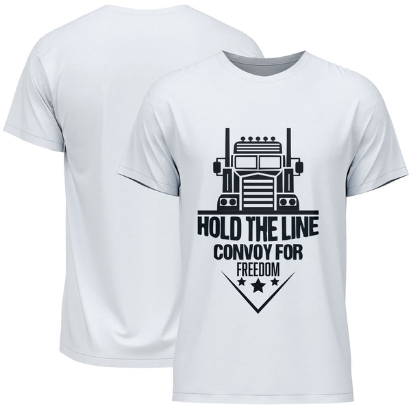 Hold The Line Convoy For Freedom Truck T-Shirt