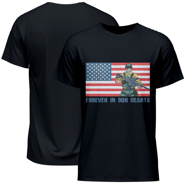 Forever In Our Hearts Memorial Day T-Shirt