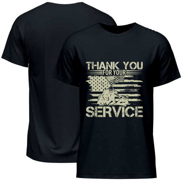 Thank You For Your Service Memorial Day T-Shirt