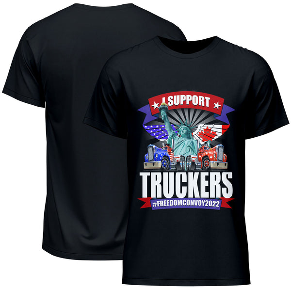 I Support Truckers Freedom Convoy 2022 T-Shirt