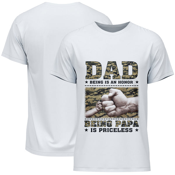 Being Dad Is An Honor Being Pappy Is Priceless Father's Day T-Shirt