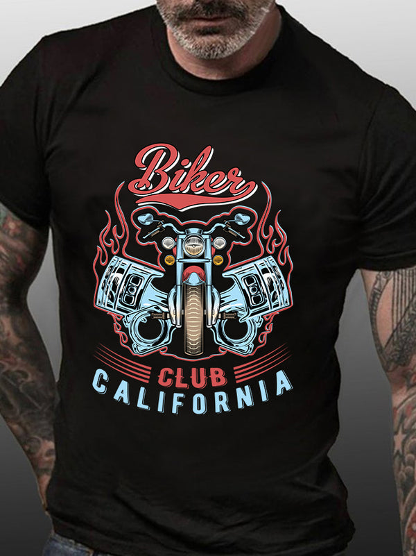 Bikes Club California Motorcycle T-Shirt
