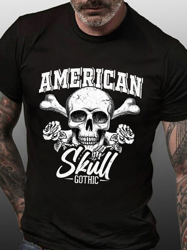 American Skull Gothic T-Shirt
