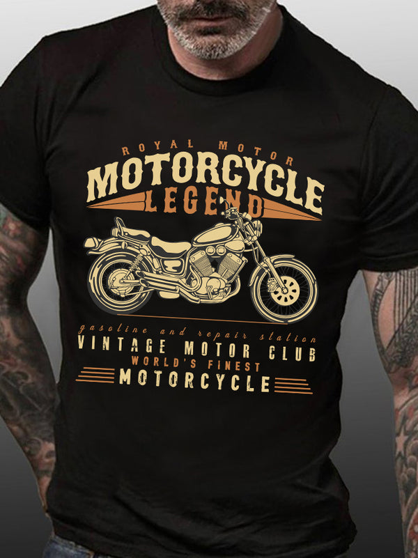 Royal Motor Motorcycle Legend Vintage Motor Club World's Finest Motorcycle T-Shirt