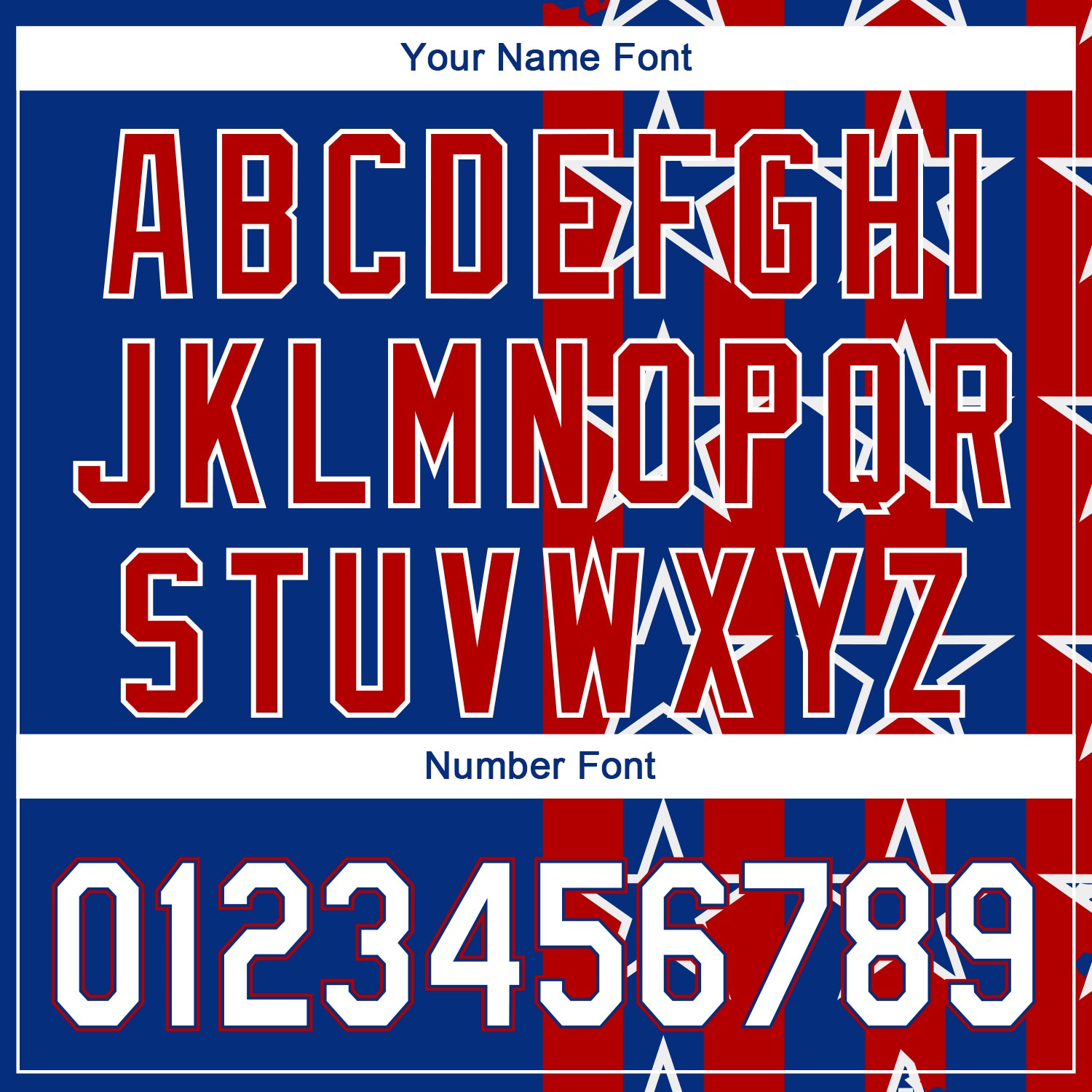 Custom Royal White Red 3D American Flag Authentic Baseball Jersey