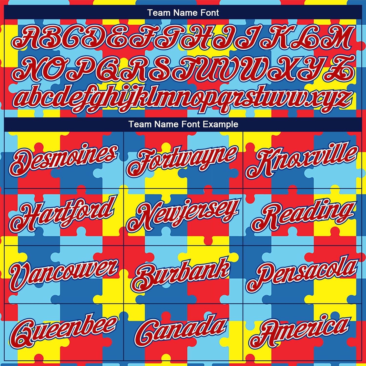 Custom Black Red-Royal 3D Pattern Design Autism Awareness Puzzle Pieces Authentic Basketball Jersey