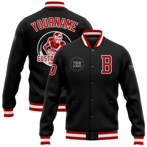 Custom Varsity Back Logo Jackets - Cheap Design Embroidery Team 