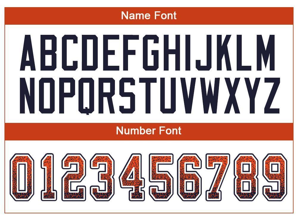 Custom Orange Navy-White Drift Fashion Football Jersey